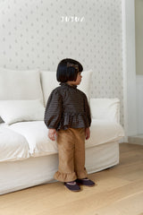 ［jujua］Corduroy frill pants