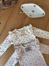 ［marron］Floral ritton tops