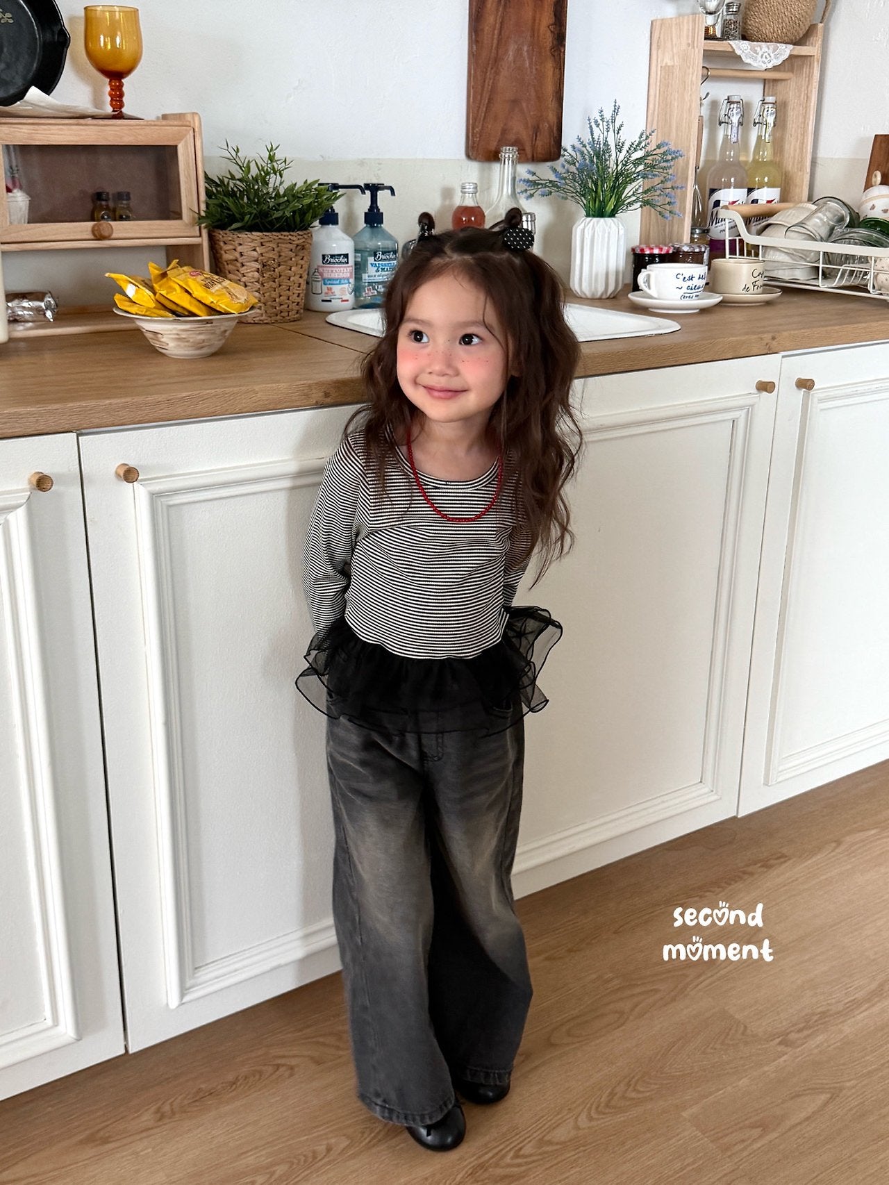 ［second moment］Muse denim pants