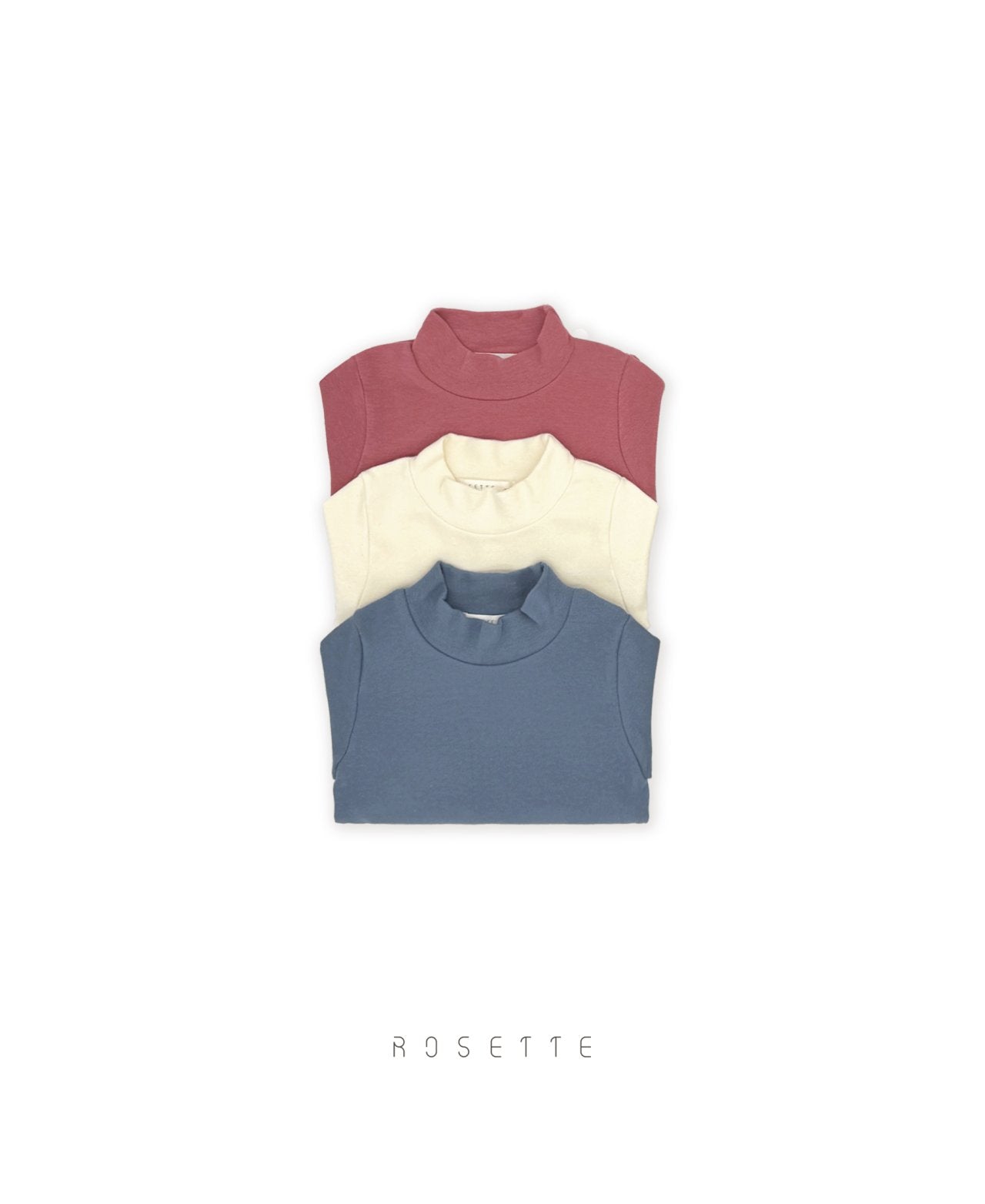 ［ROSETTE］Almond highneck tops