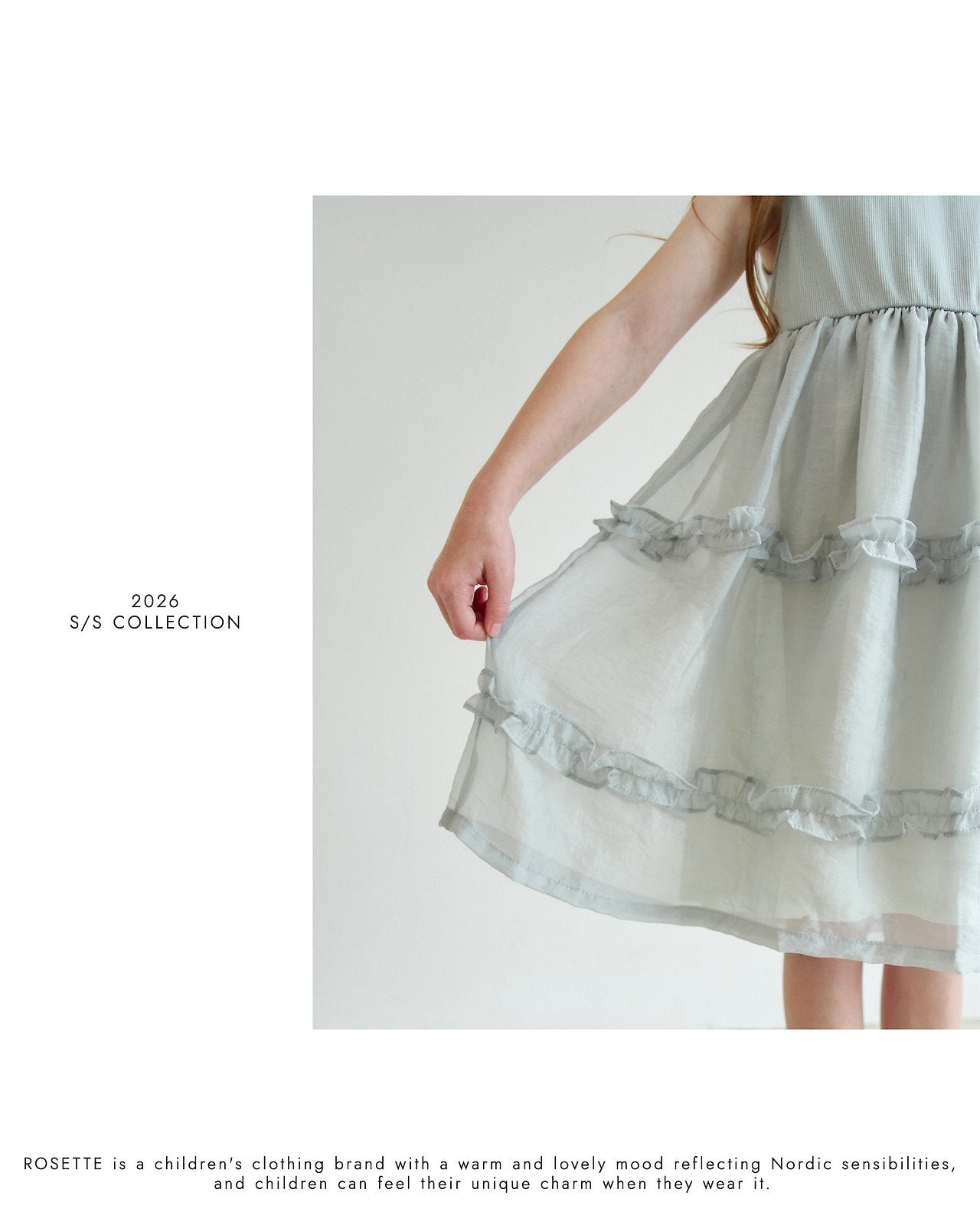 ［ROSETTE］Audrey frill one-piece