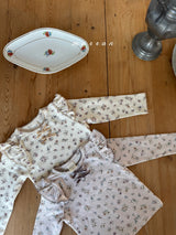 ［marron］Floral ritton tops