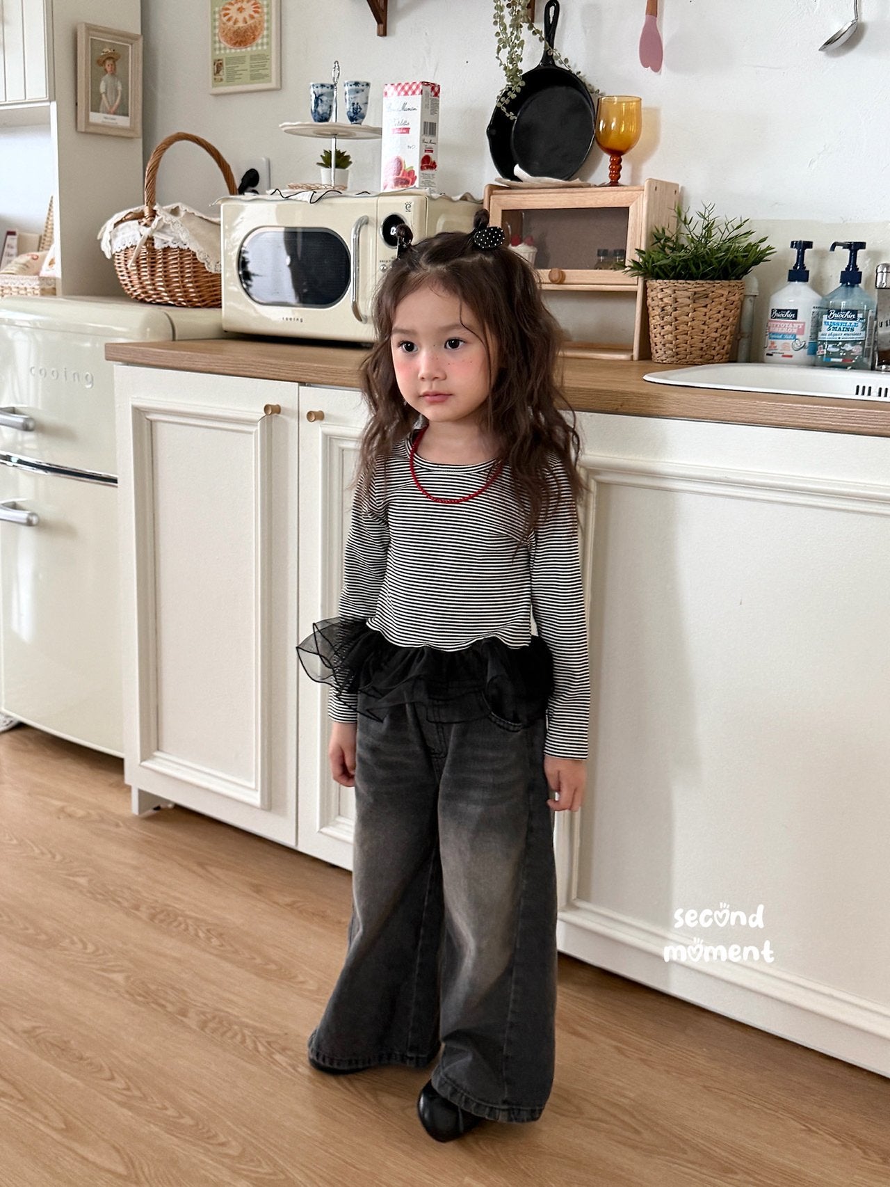 ［second moment］Muse denim pants