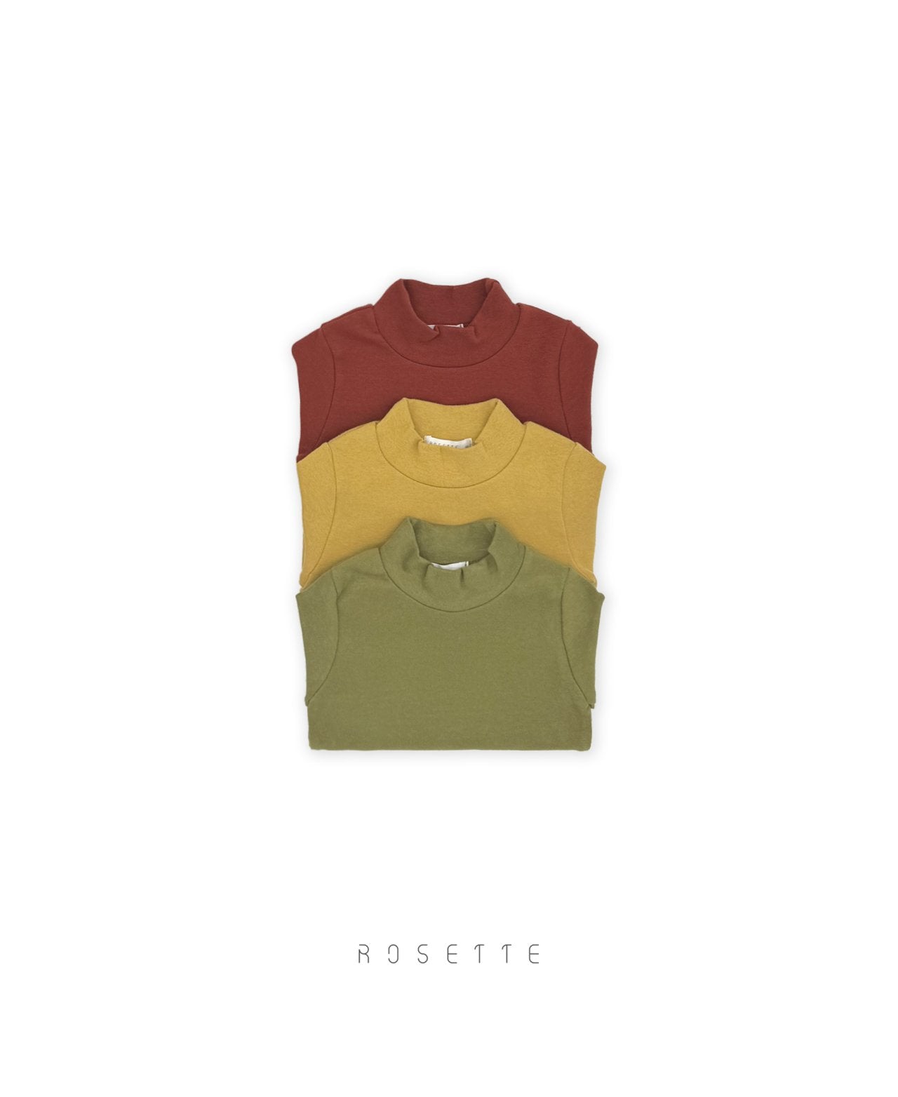 ［ROSETTE］Almond highneck tops