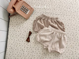 ［valubebe］Jacquard frill pumpkin pants (baby & kids)