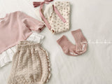 ［valubebe］Jacquard frill pumpkin pants (baby & kids)