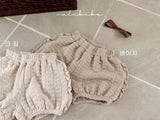 ［valubebe］Jacquard frill pumpkin pants (baby & kids)