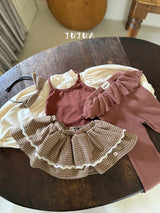 ［jujua］Frill flare pants