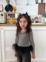 ［second moment］Juju stripe shasha tops