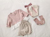 ［valubebe］Jacquard frill pumpkin pants (baby & kids)