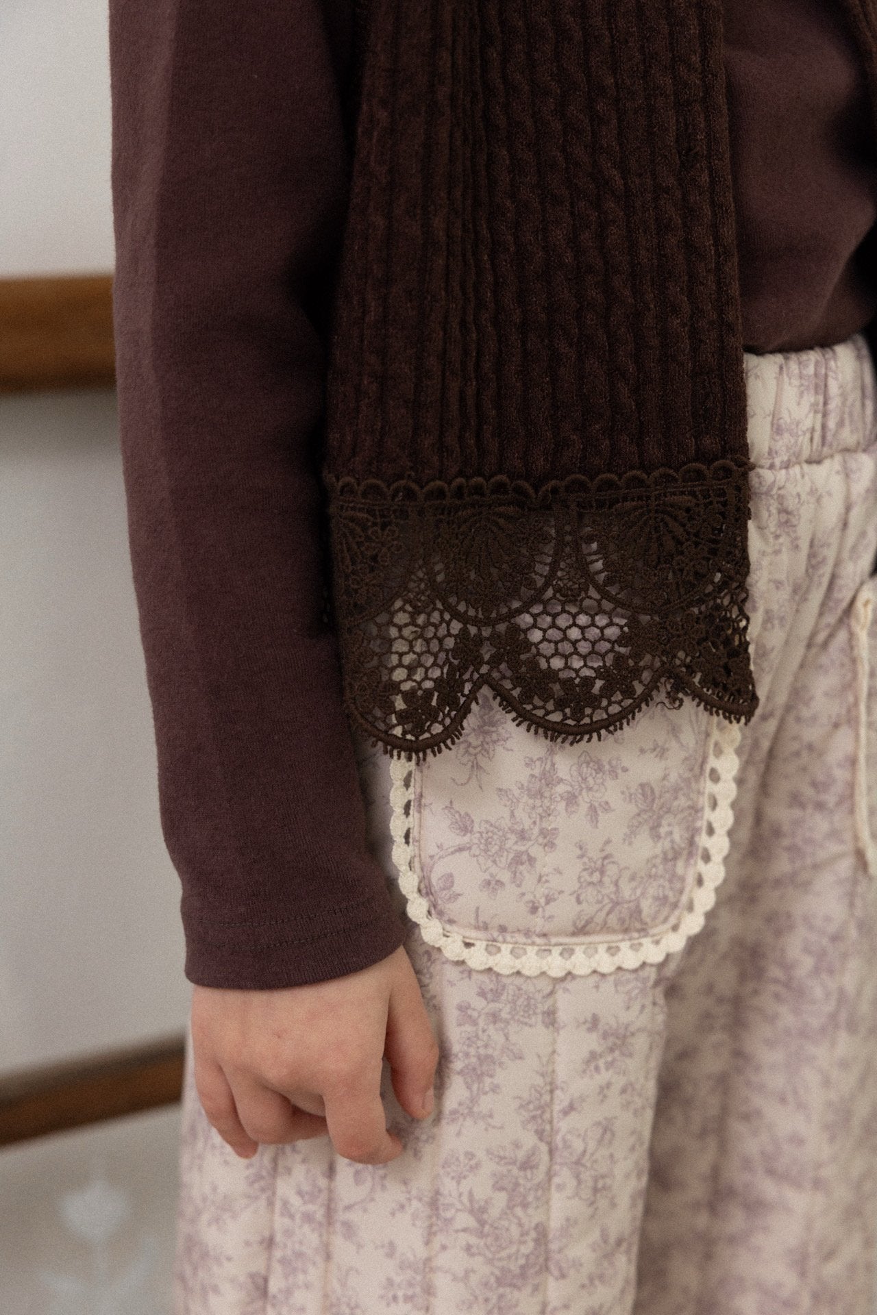 ［perrobebe］Ivy knit vest