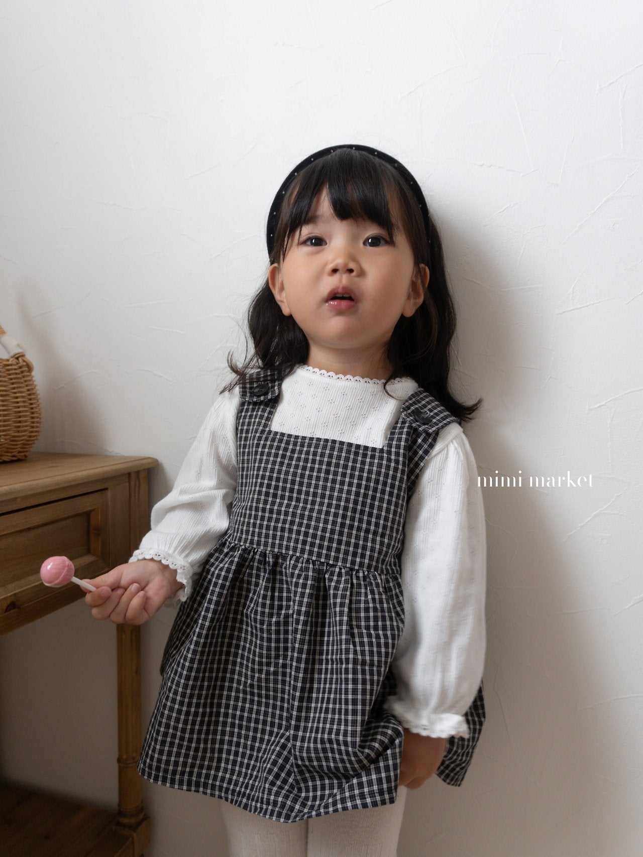 ［mimi market］Eyelet lace puff tops
