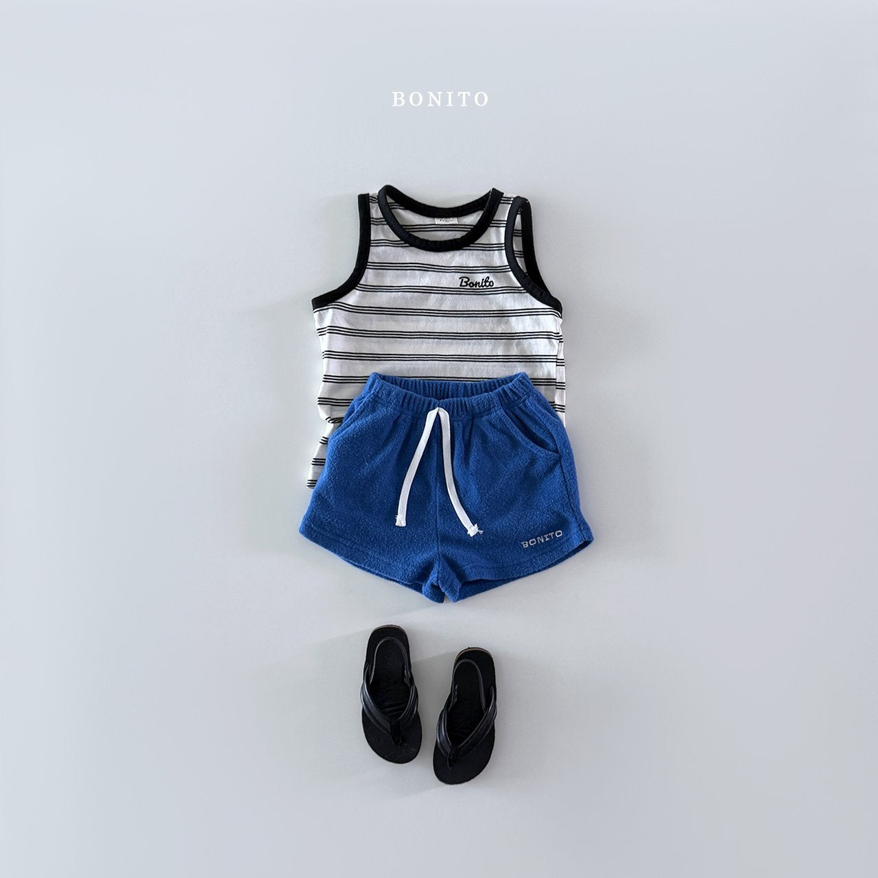［Bonito］Double stripe sleeveless