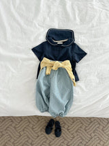 ［minirobe］Point sailor shirt
