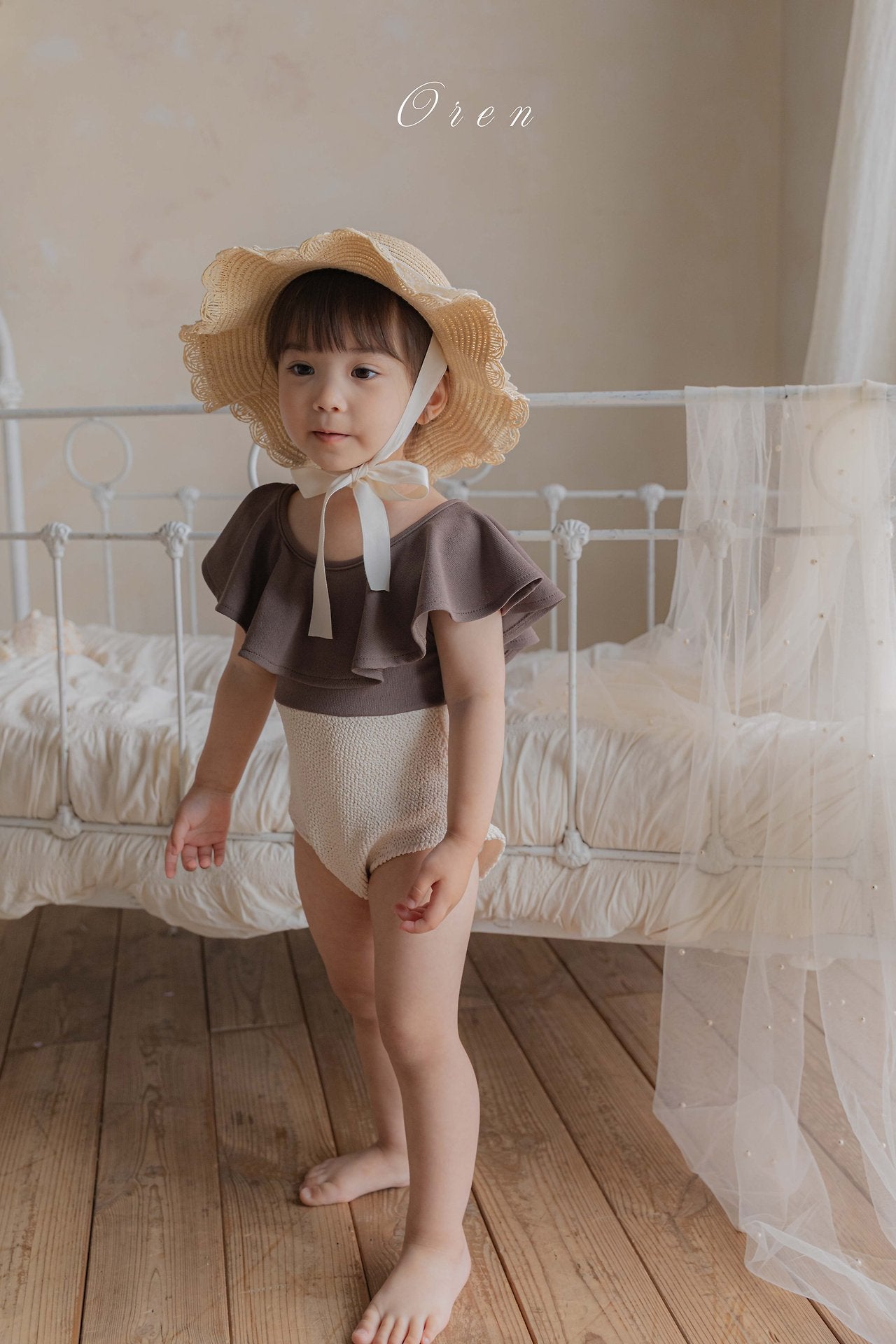 ［OREN］Pepe frill swim wear (kids)