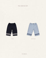 ［The beige］Tape Line Pants