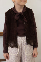 ［perrobebe］Ivy knit vest