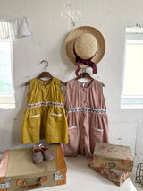 ［OREN］Liolle linen embroidery one-piece