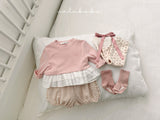 ［valubebe］Jacquard frill pumpkin pants (baby & kids)