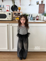 ［second moment］Juju stripe shasha tops