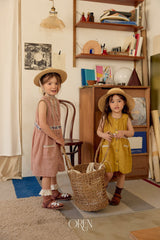 ［OREN］Liolle linen embroidery one-piece