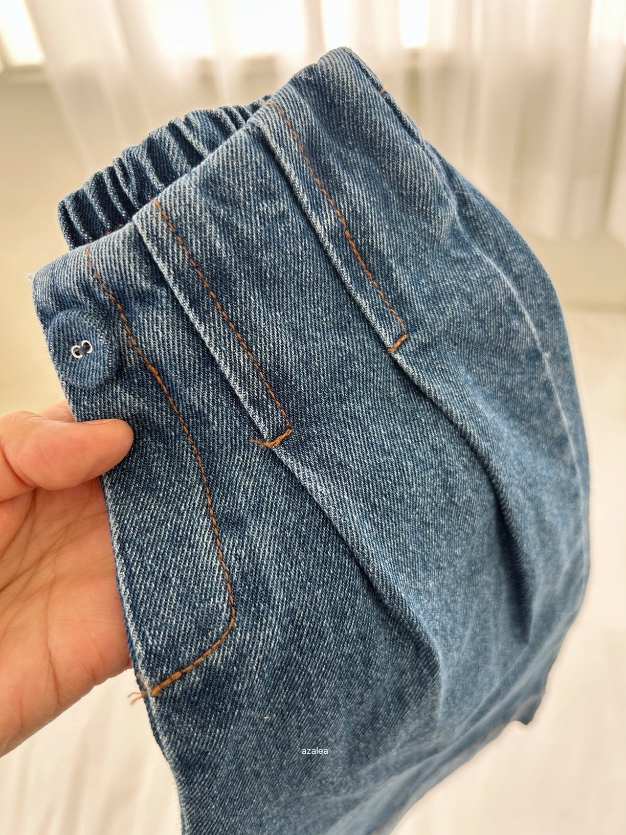 ［azalea］Roem tuck denim pants (kids)