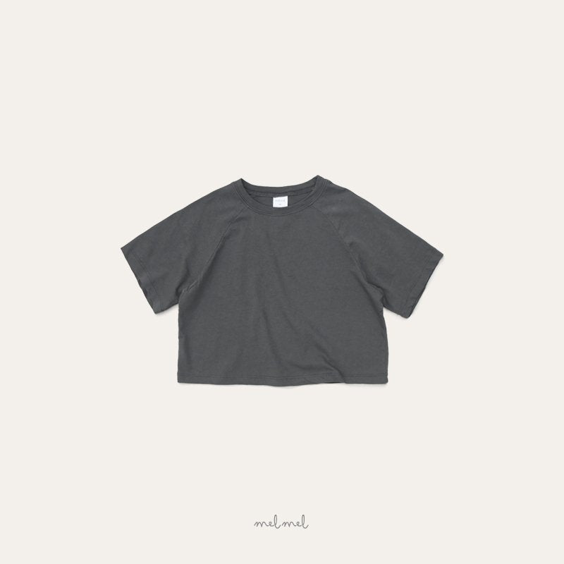 ［melmel］Strong twist 3/4 sleeve tee