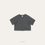 ［melmel］Strong twist 3/4 sleeve tee