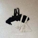 ［mimi market］Sion crinkle suspender skirt