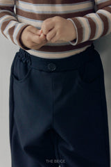 ［The beige］Tape Line Pants