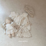 ［mimi market］Sion crinkle suspender skirt