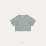 ［melmel］Strong twist 3/4 sleeve tee