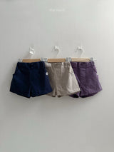 ［minirobe］Twill short pants