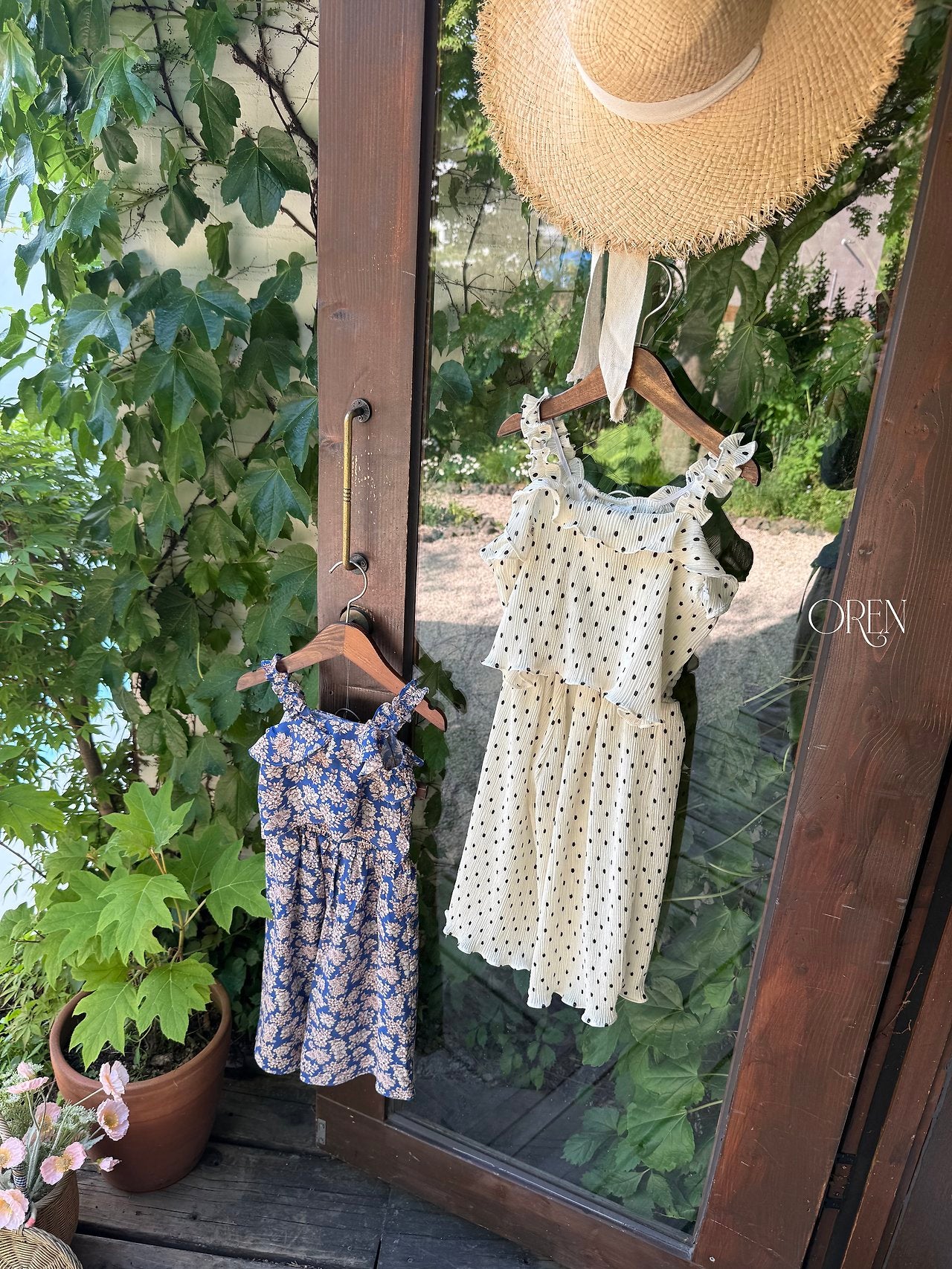 ［OREN］Mellow pleats set up (adult)