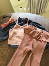 ［jujua］Frill flare pants