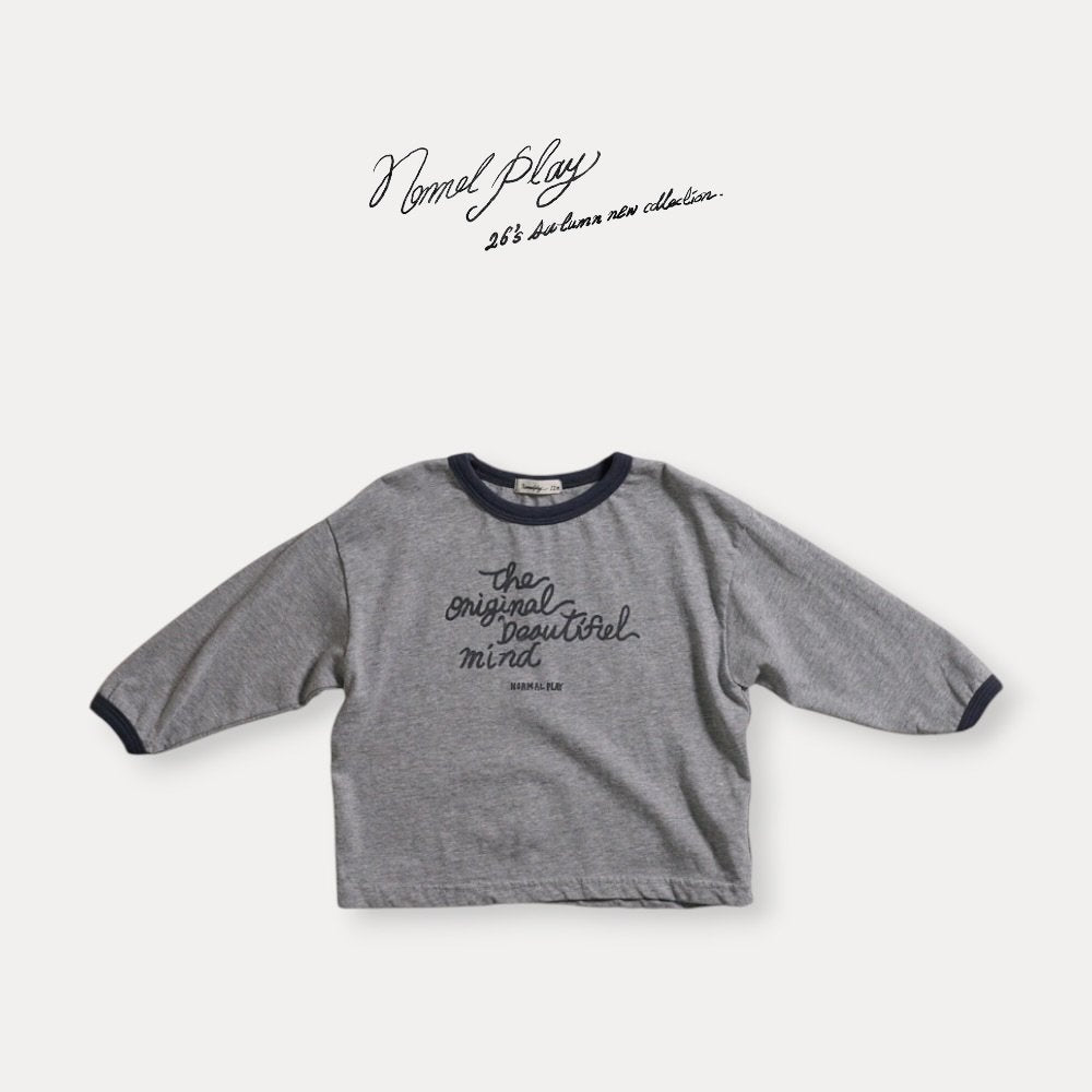 ［normalplay］Beautiful Combination Tee