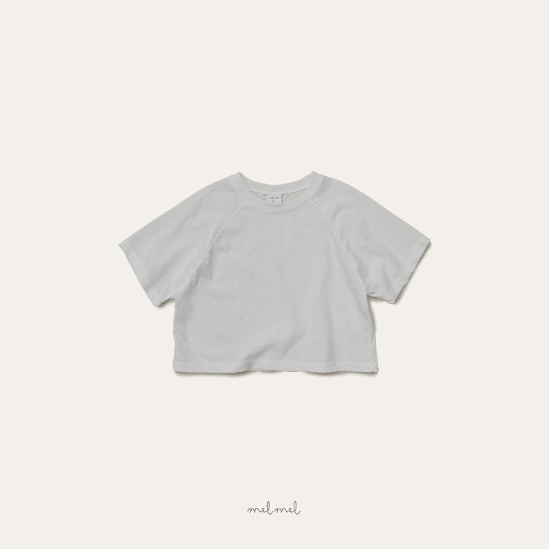 ［melmel］Strong twist 3/4 sleeve tee