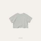 ［melmel］Strong twist 3/4 sleeve tee