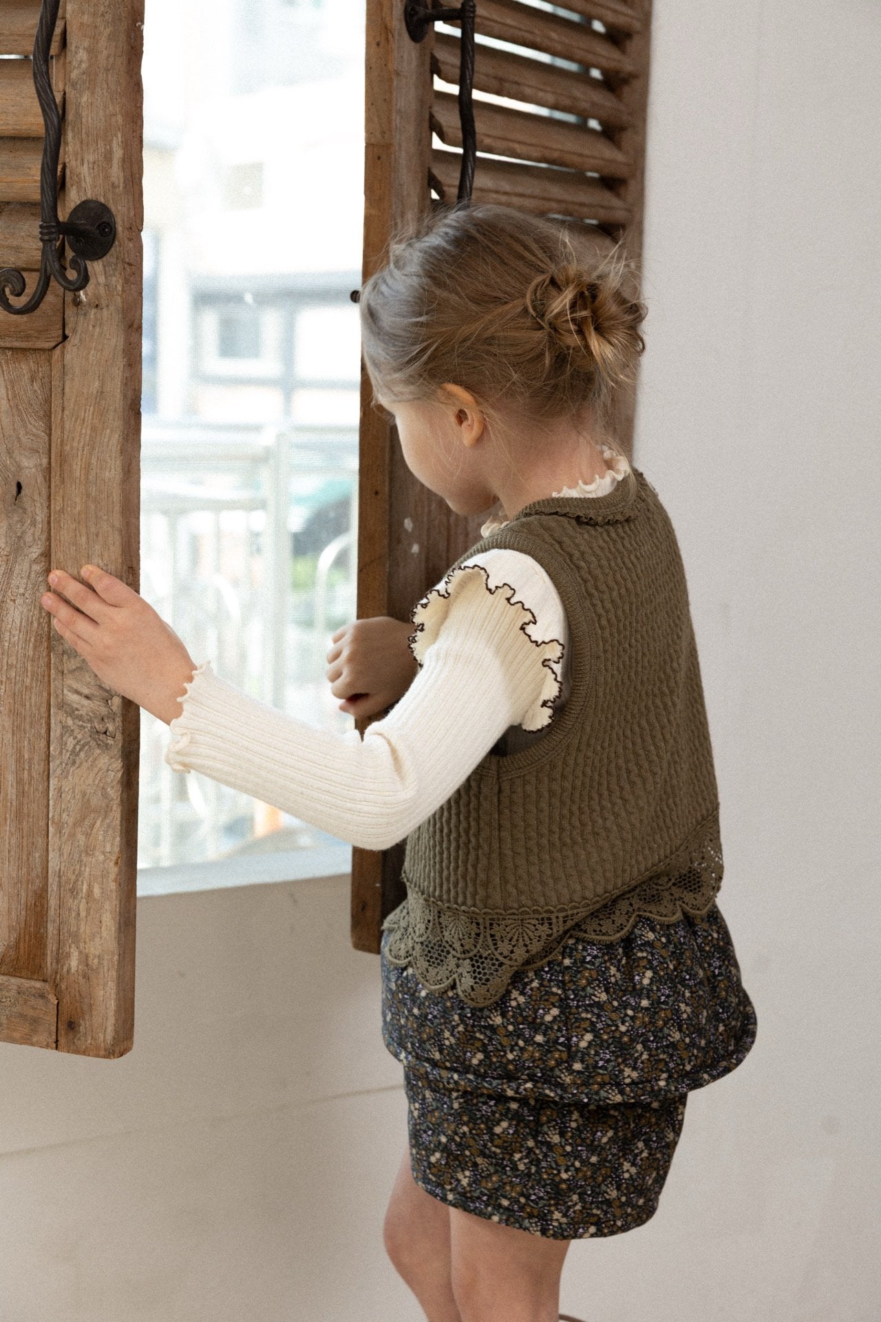 ［perrobebe］Ivy knit vest