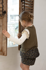 ［perrobebe］Ivy knit vest