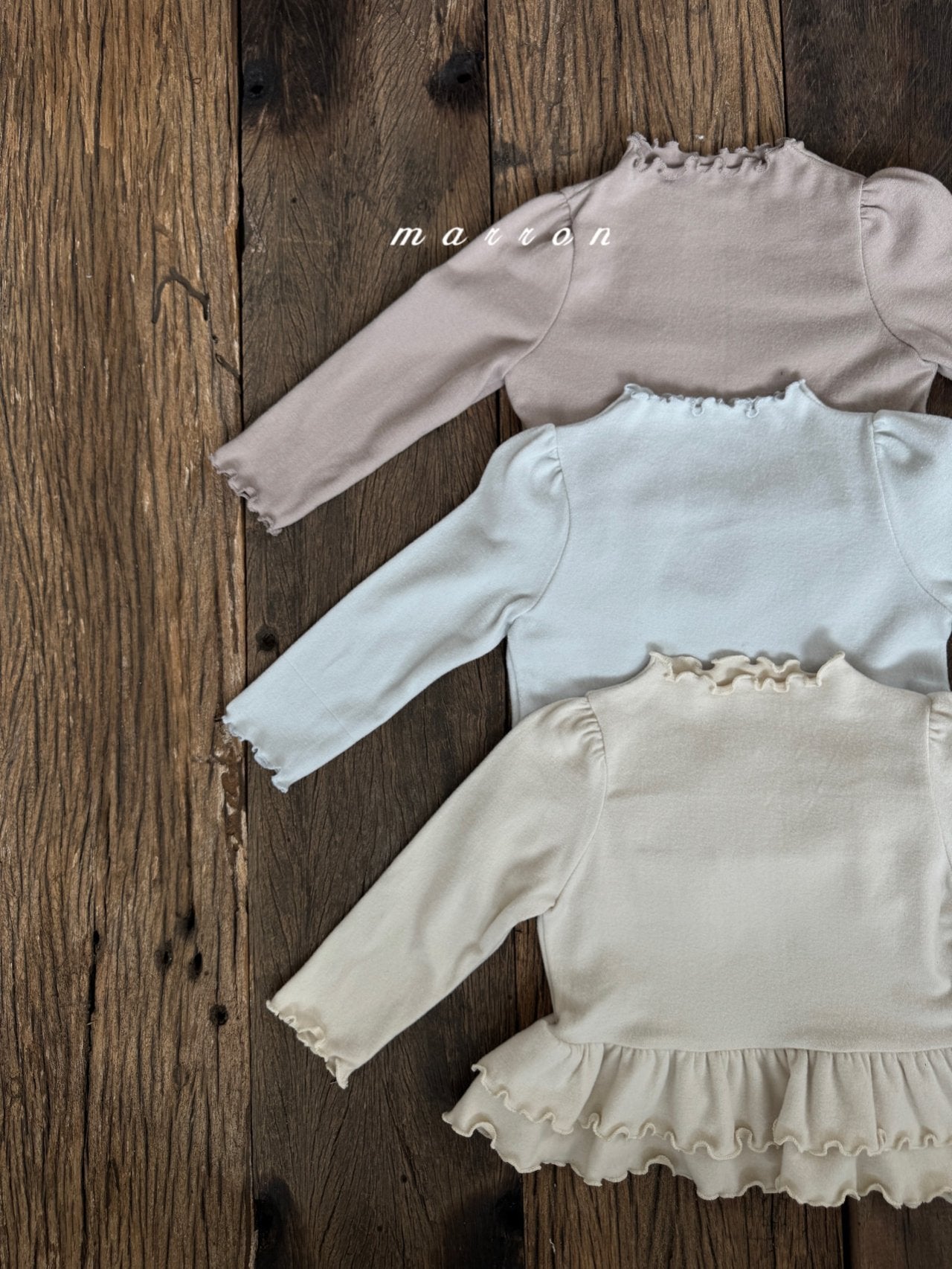 ［marron］Cancan mellow tops