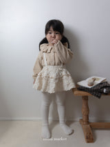 ［mimi market］Sion crinkle suspender skirt