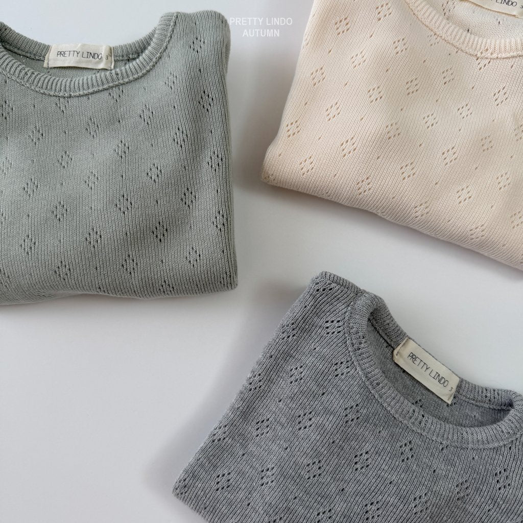 ［LINDO］Knit daily tee
