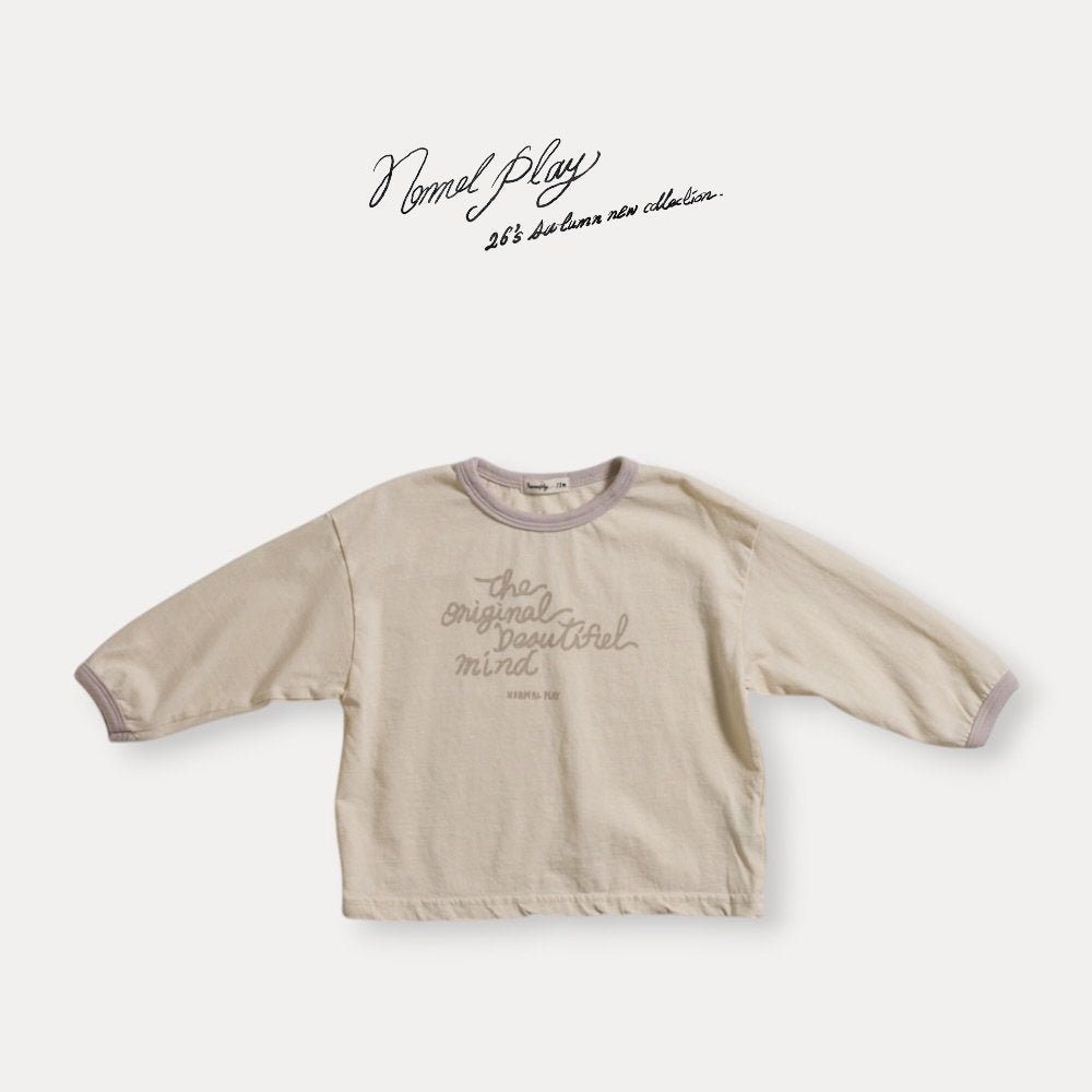 ［normalplay］Beautiful Combination Tee
