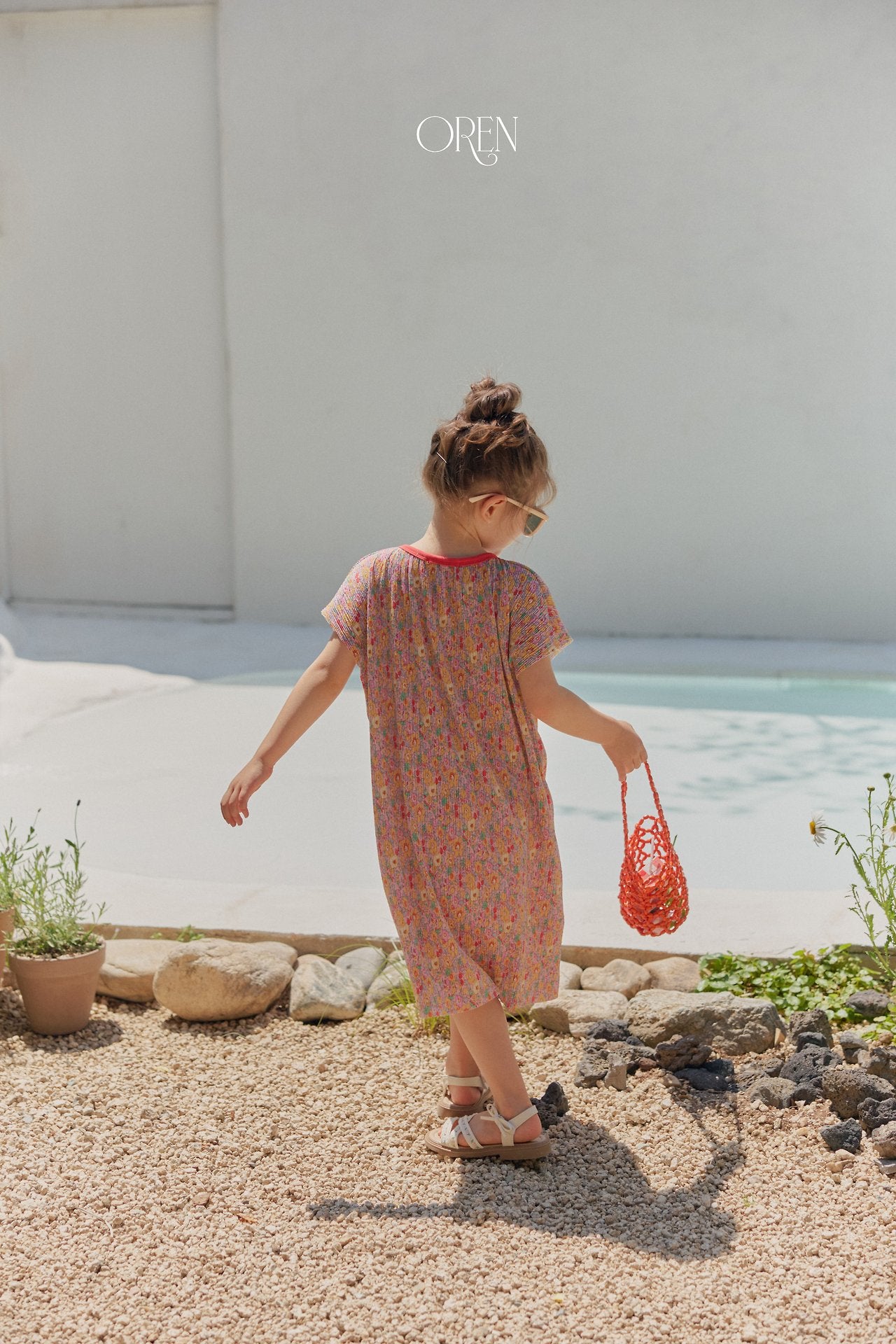 ［OREN］Rozy pleats one-piece