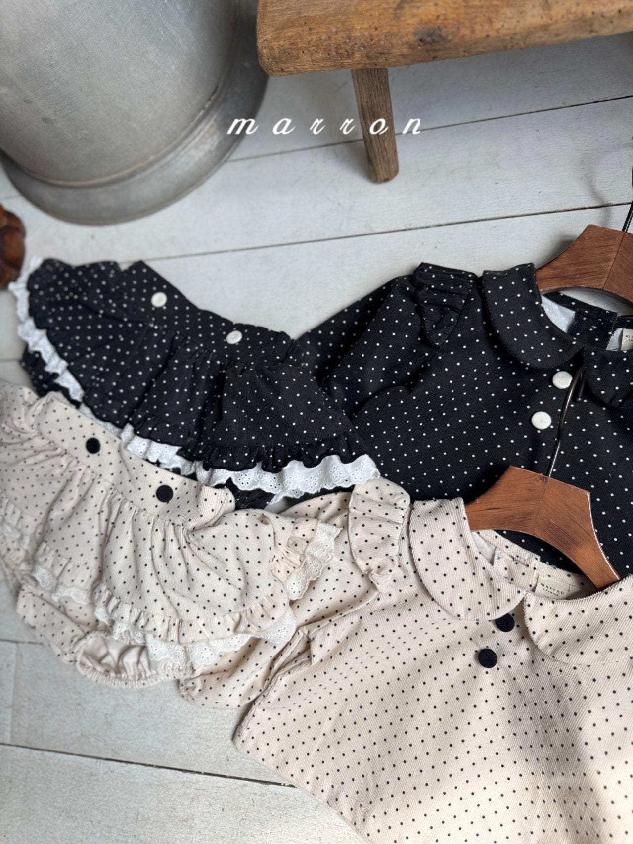 ［marron］Mimi dot bloomer