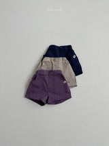 ［minirobe］Twill short pants