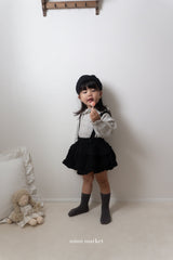［mimi market］Sion crinkle suspender skirt