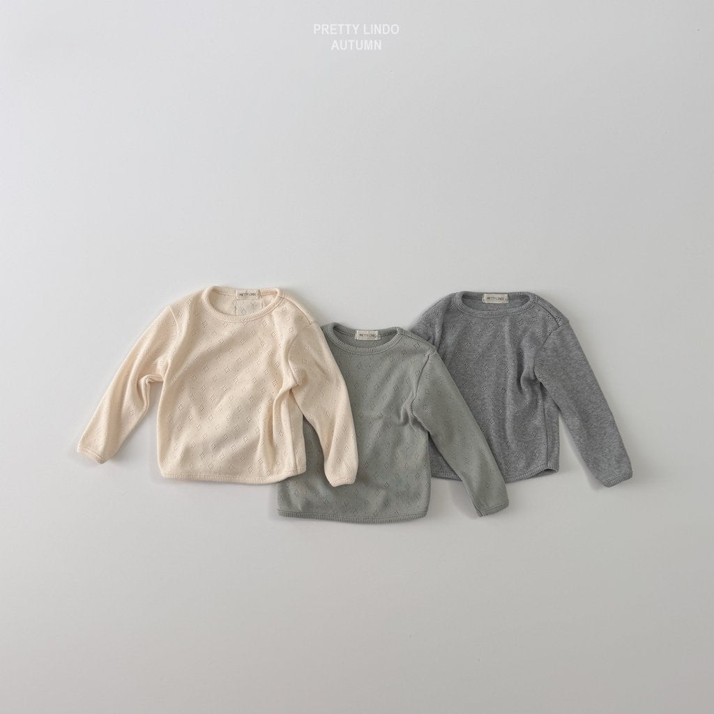 ［LINDO］Knit daily tee
