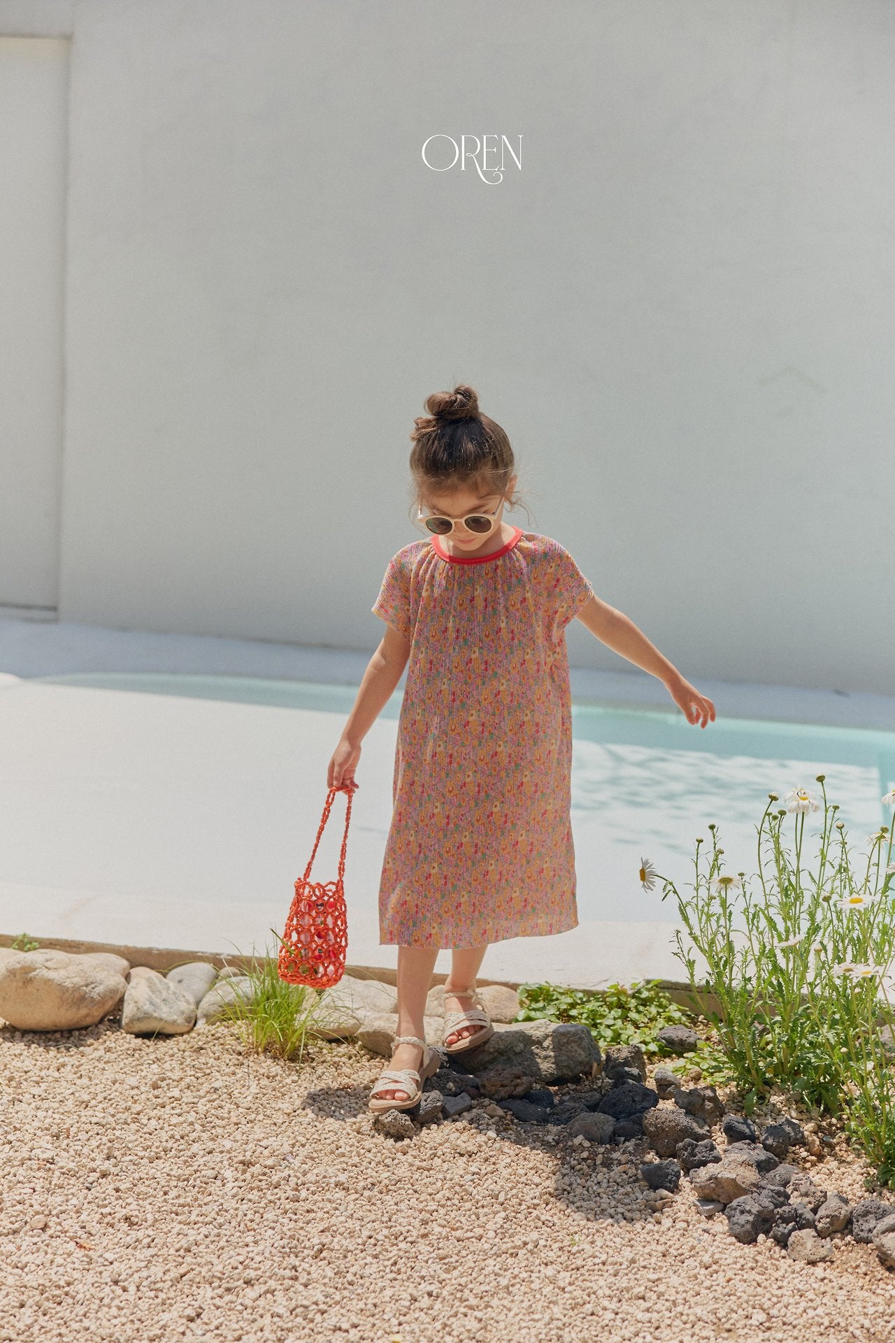 ［OREN］Rozy pleats one-piece